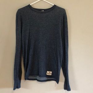 Fuzzy, Navy Hollister sweater.